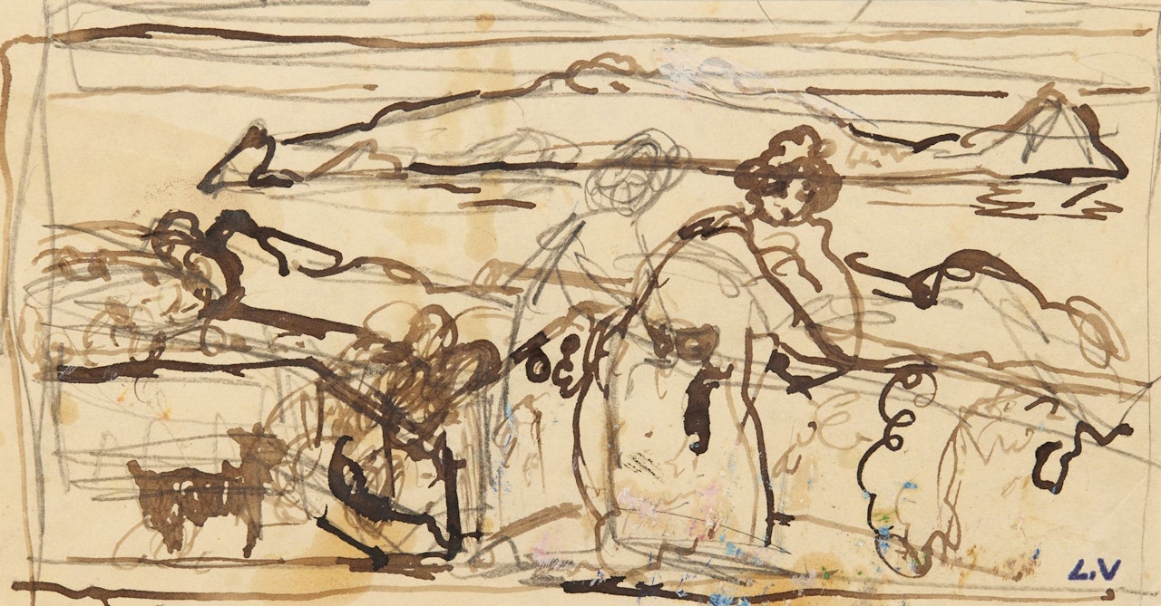 Madame Valtat in Anthéor by Louis Valtat