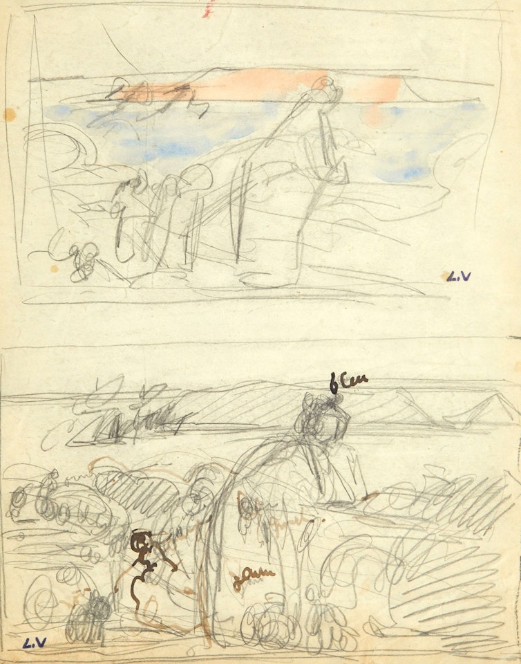 Madame Valtat in Agay by Louis Valtat