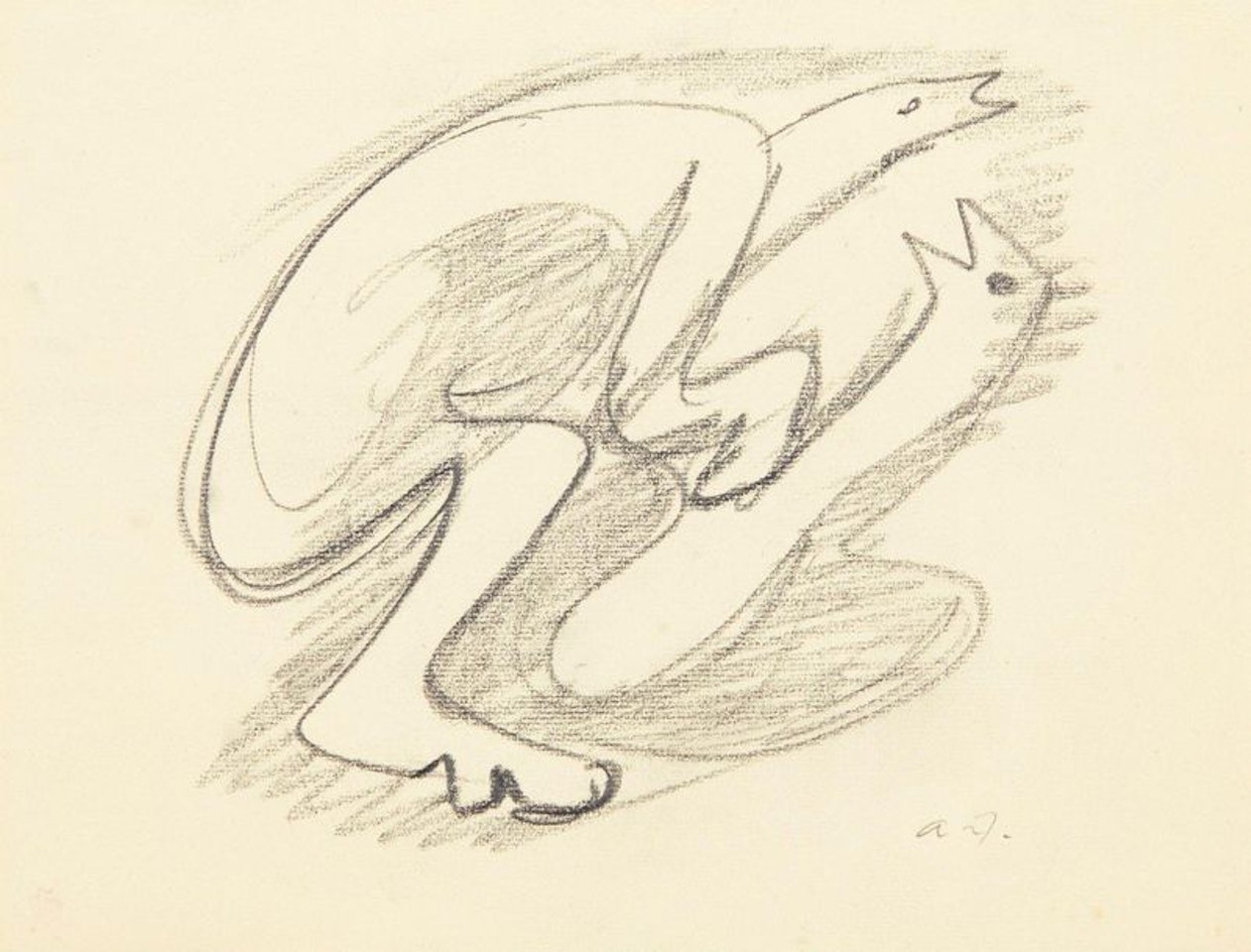 Animal Embrace by André Masson