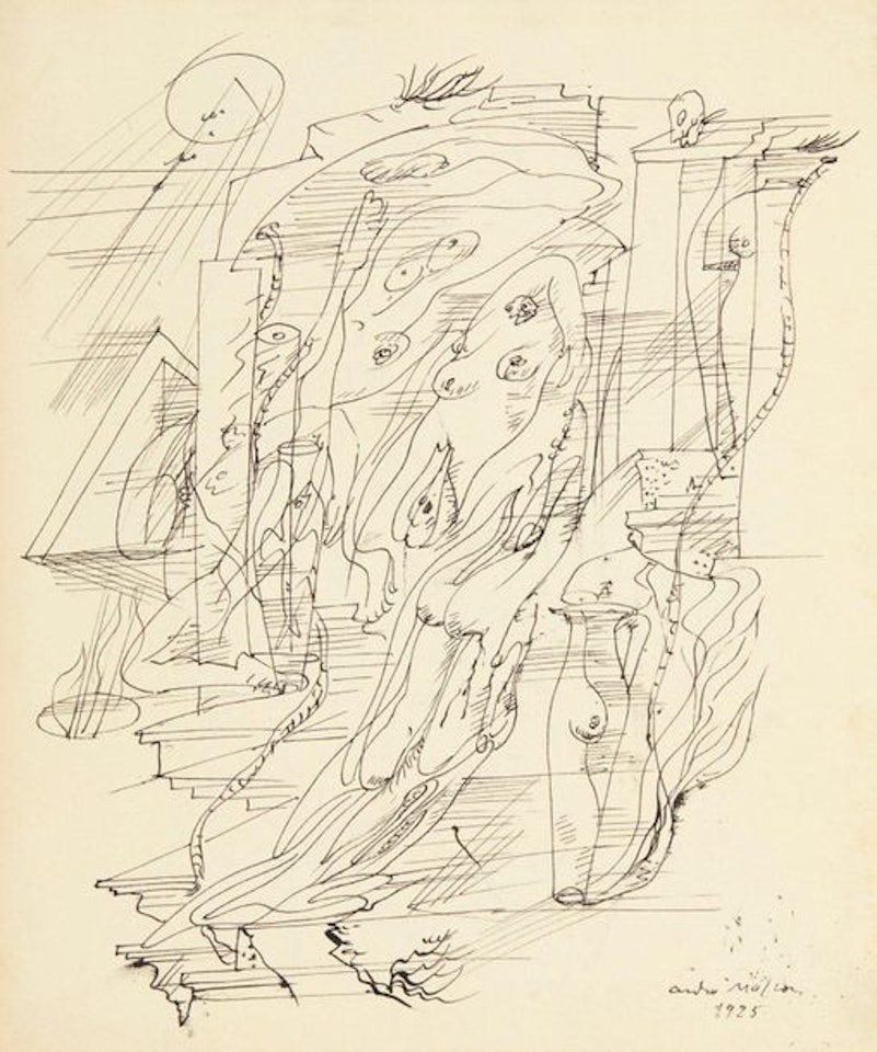 Automatic drawing by André Masson