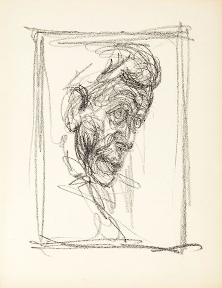 Portrait of the writer Charles Ferdinand Ramuz by Alberto Giacometti