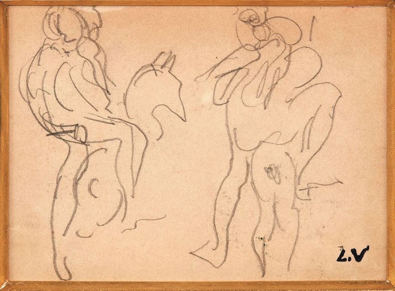 Two horsemen by Louis Valtat