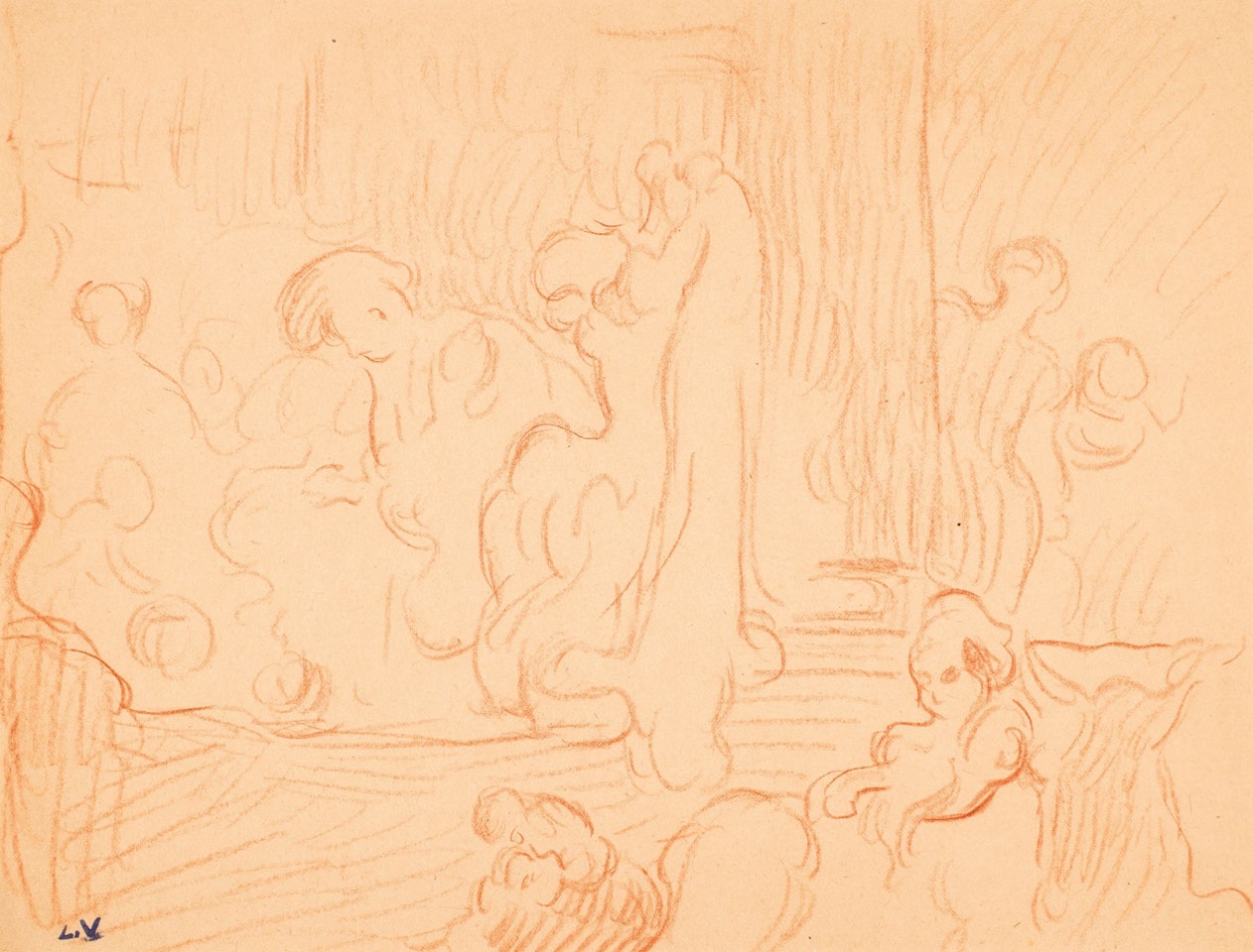 The brothel by Louis Valtat