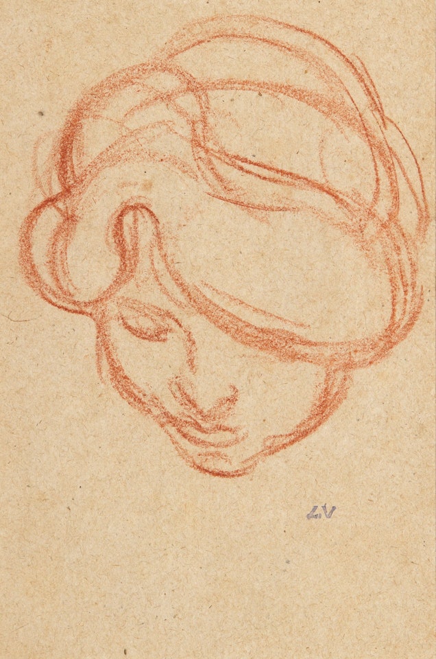 Face of a woman by Louis Valtat