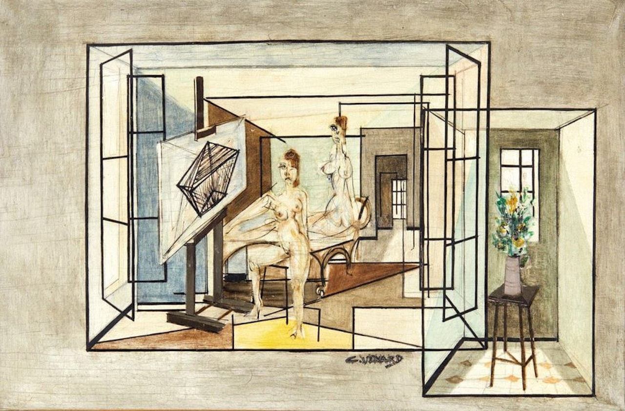 Models in the workshop by Claude Venard