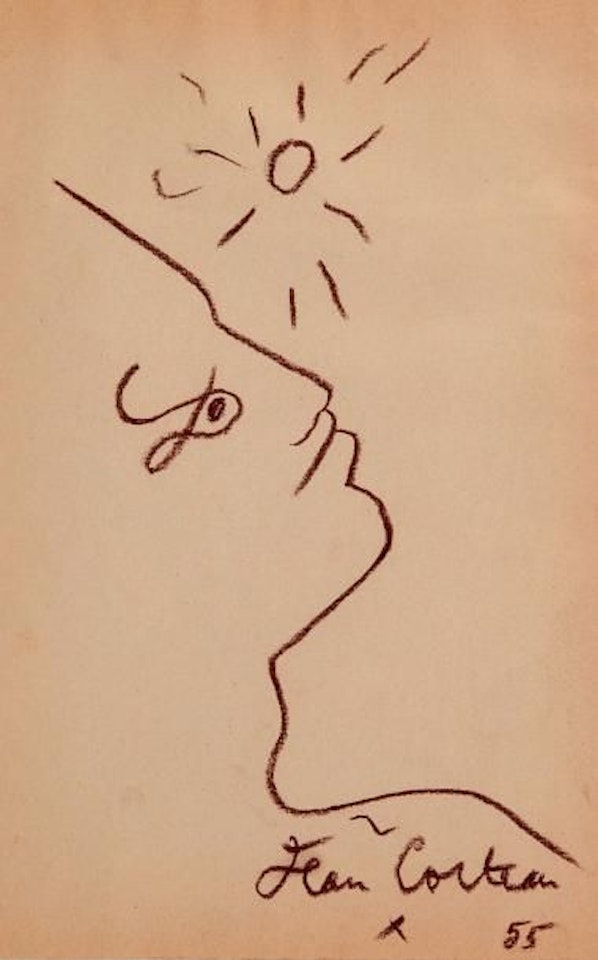 Profile in the sun by Jean Cocteau