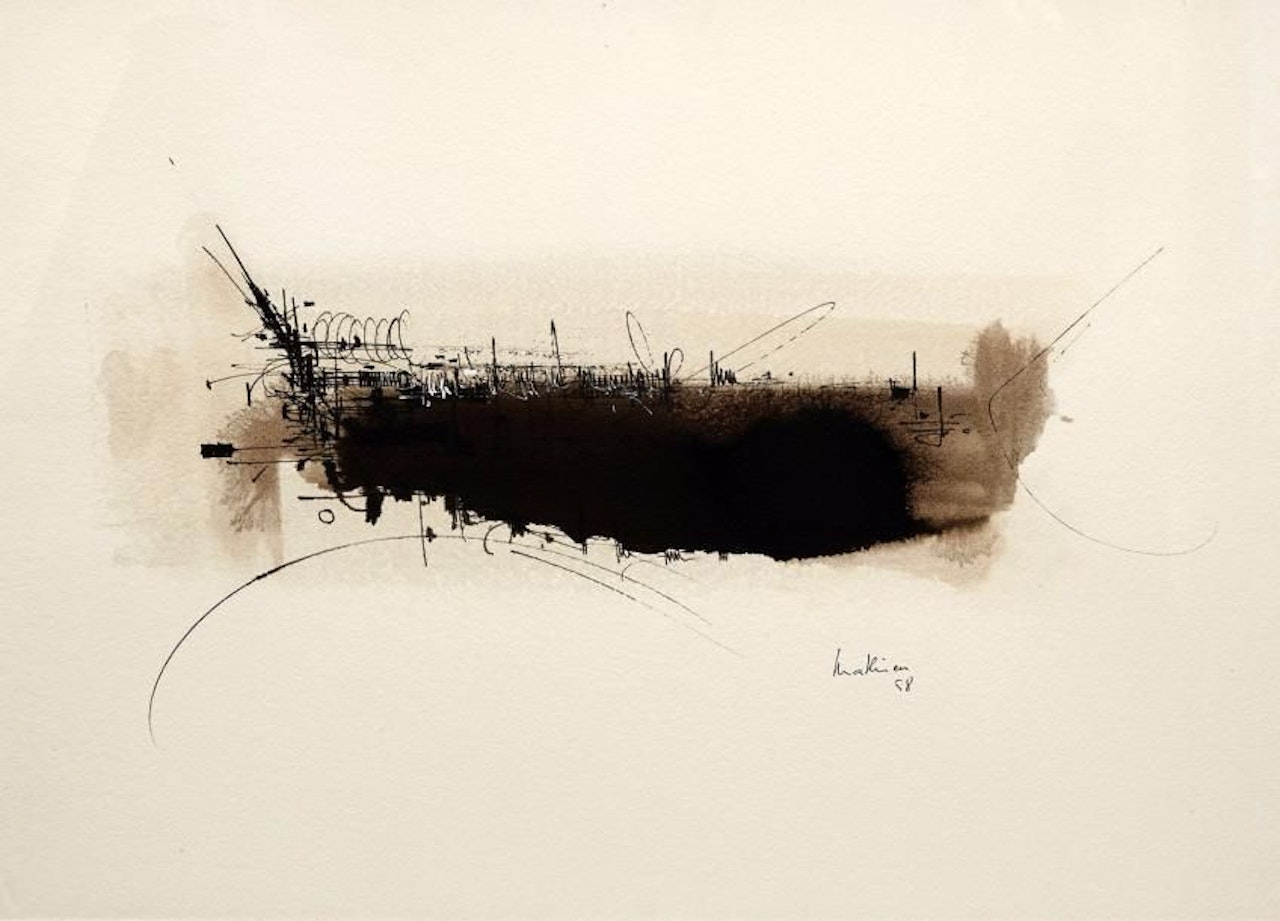Composition by Georges Mathieu