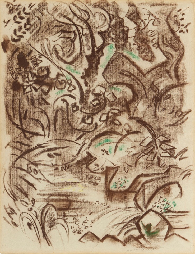 Torrent at New Preston, ciraca by André Masson