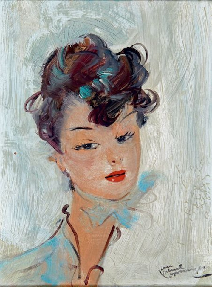 Portrait of Nane by Jean Gabriel Domergue