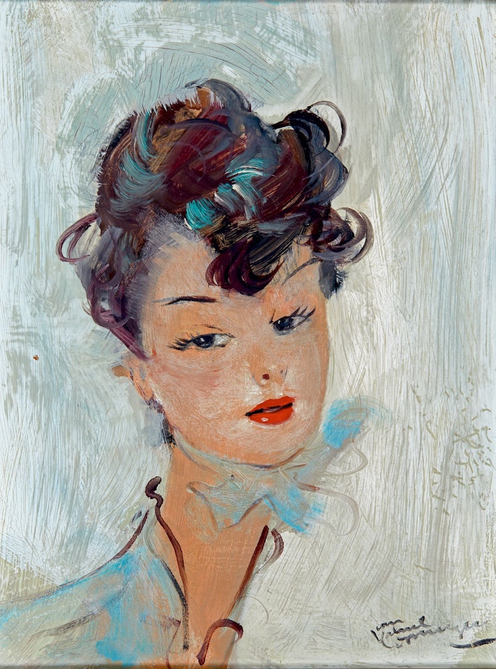 Portrait of Nane by Jean Gabriel Domergue