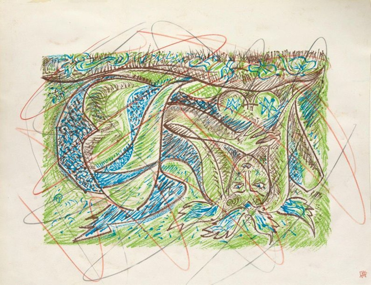 Maldoror on Trophy Place by André Masson