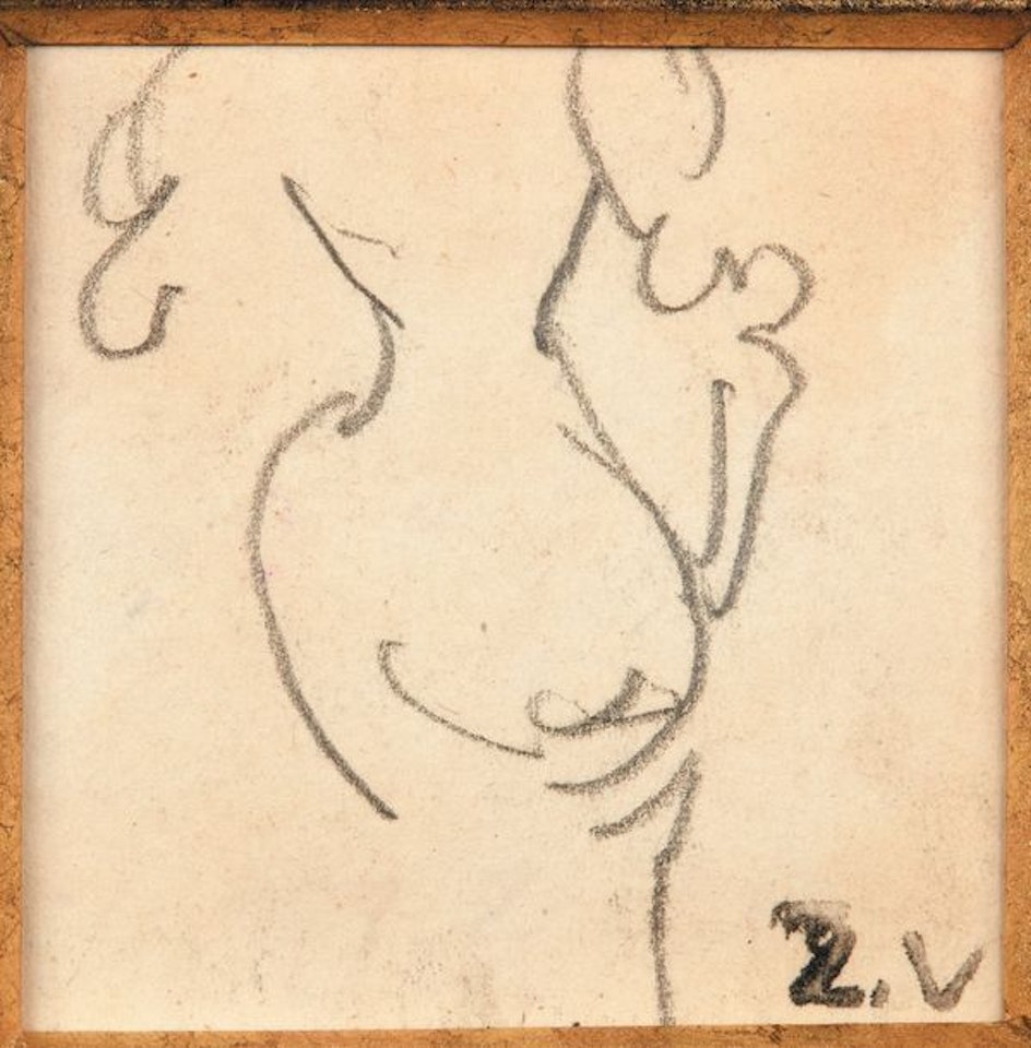 Woman"s back by Louis Valtat