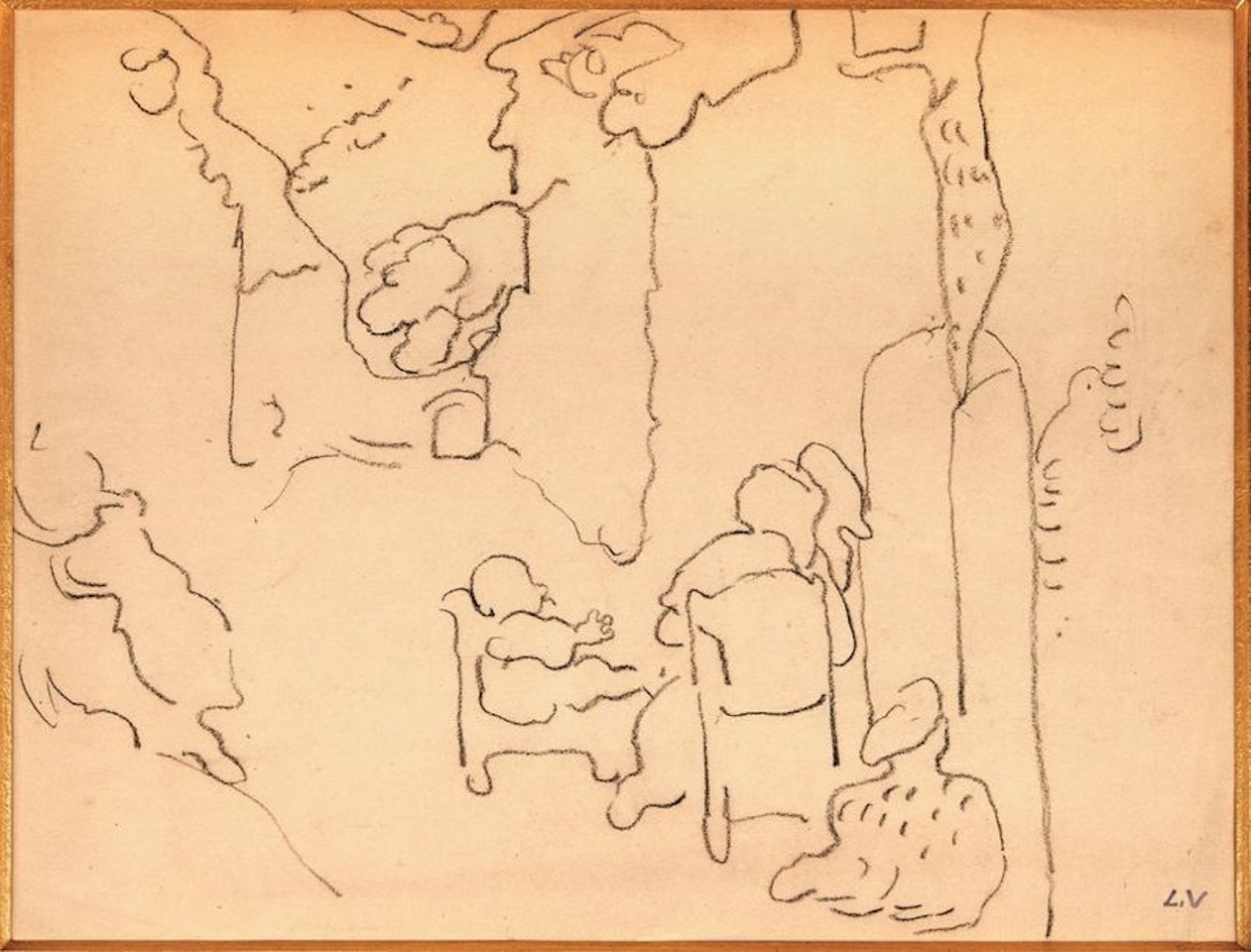 Village scene by Louis Valtat