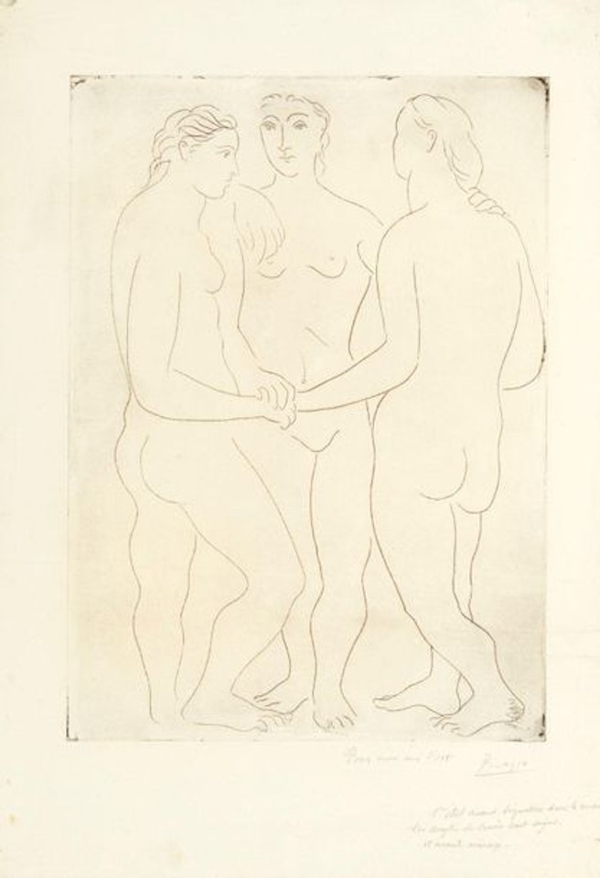 The Three Friends by Pablo Picasso