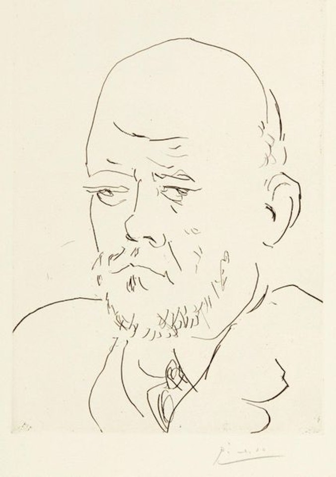 Portrait of Ambroise Vollard III, March 1937 by Pablo Picasso