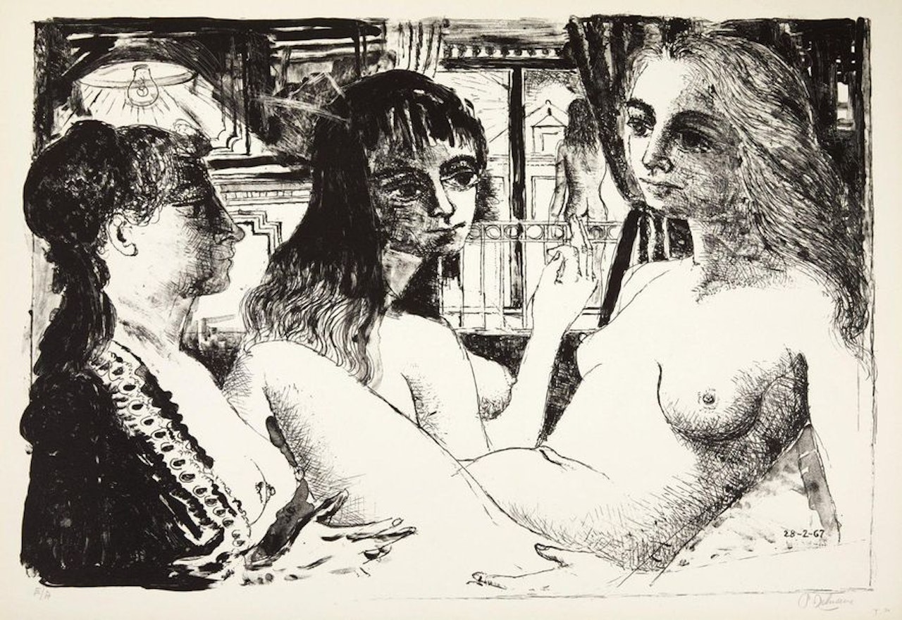 The Three Women by Paul Delvaux
