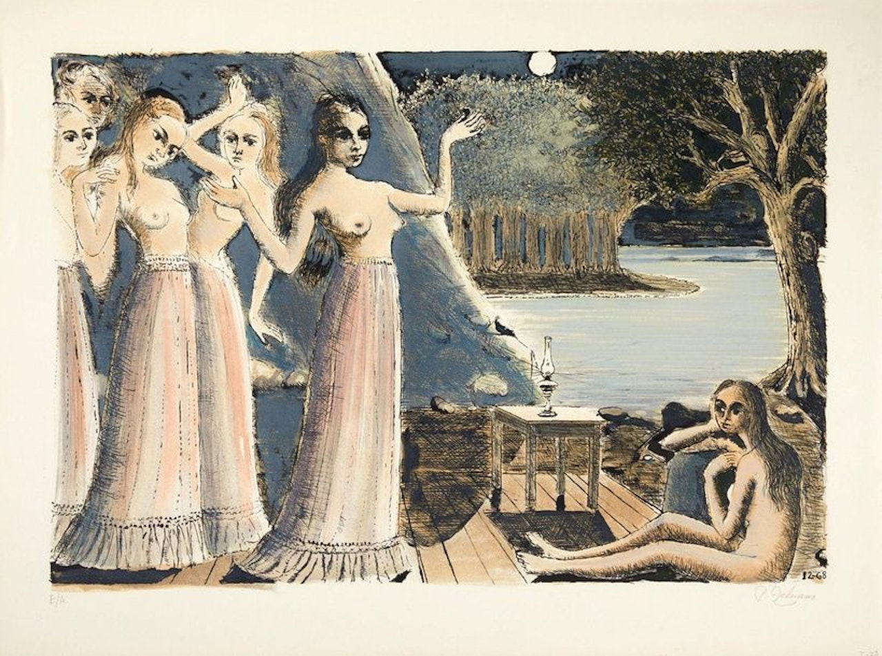 Le Bout du monde by Paul Delvaux