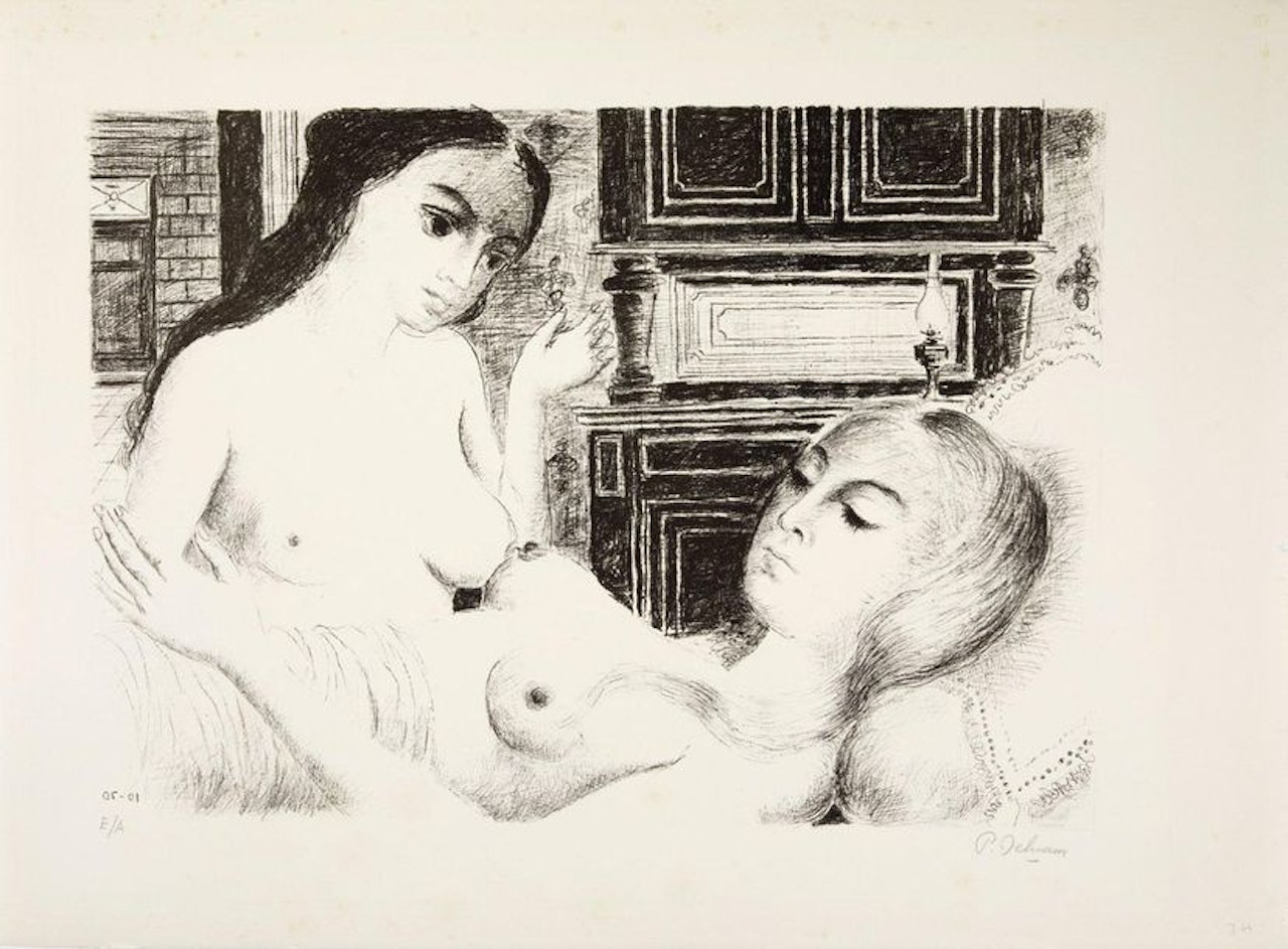 Le Sommeil by Paul Delvaux
