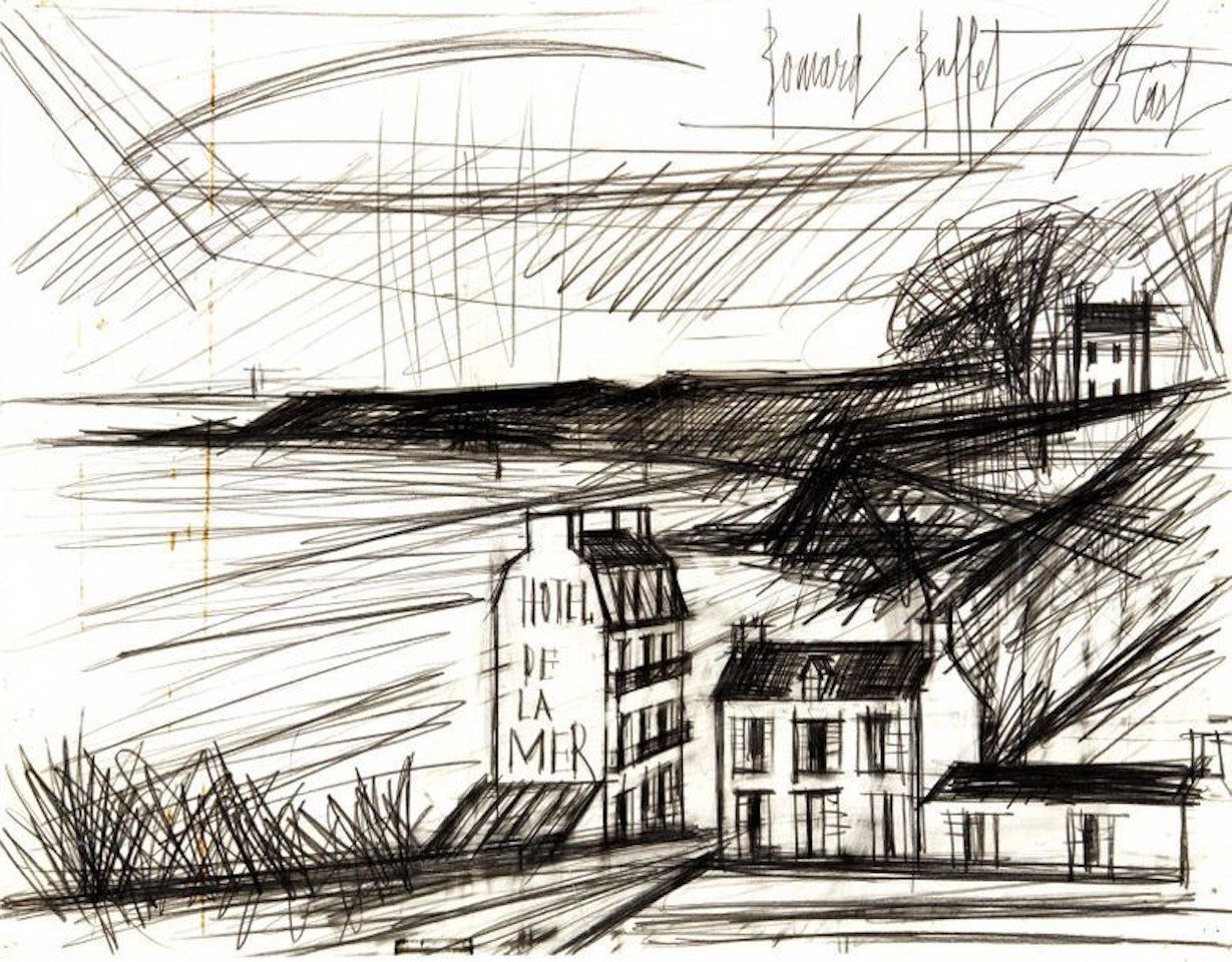 Hotel de la mer, Saint-Cast by Bernard Buffet
