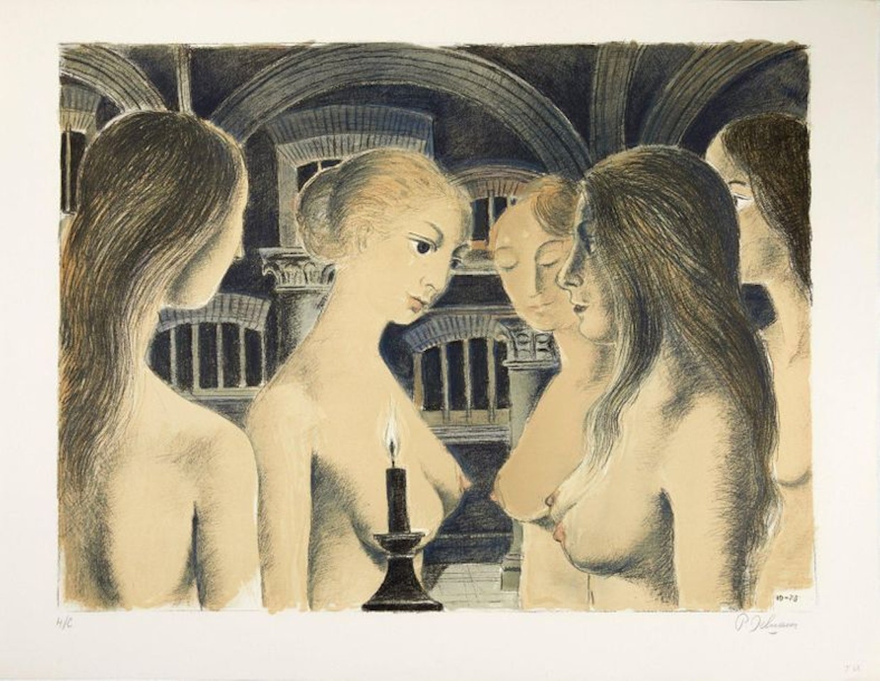 The Vault by Paul Delvaux