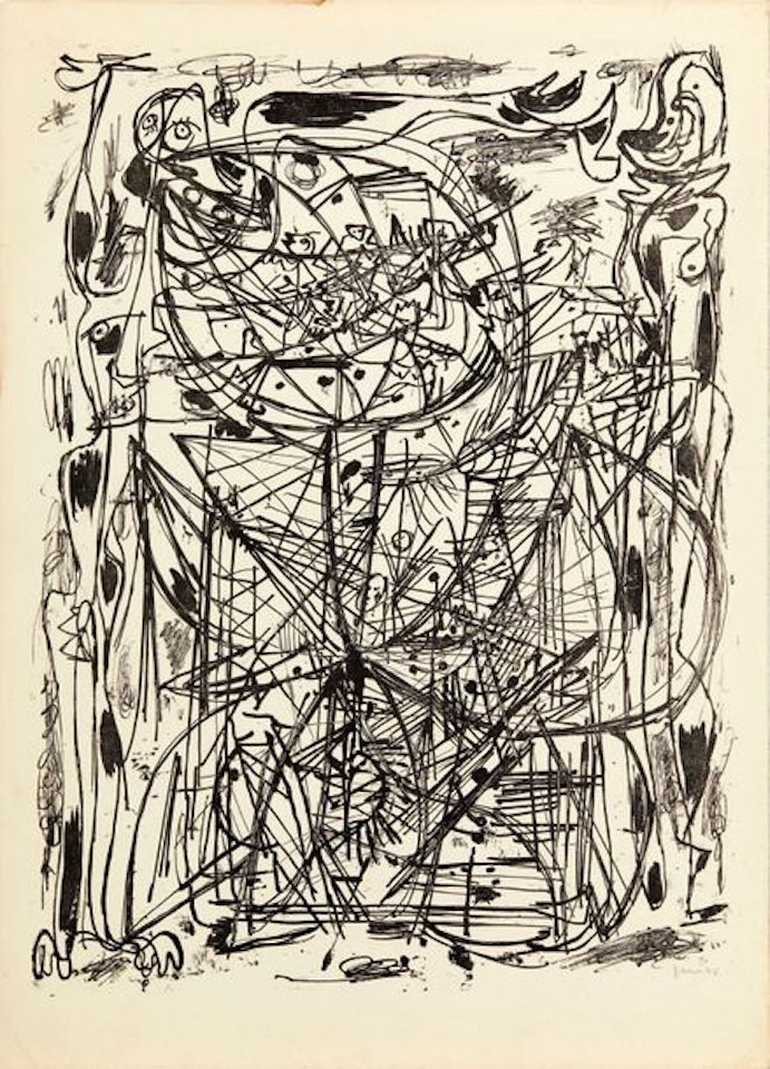 Untitled, two plates from the album by Asger Jorn