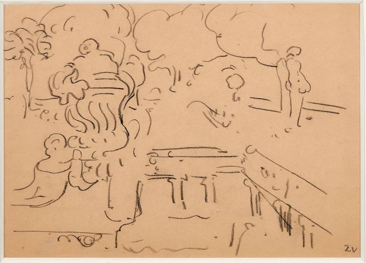Colonnade by Louis Valtat