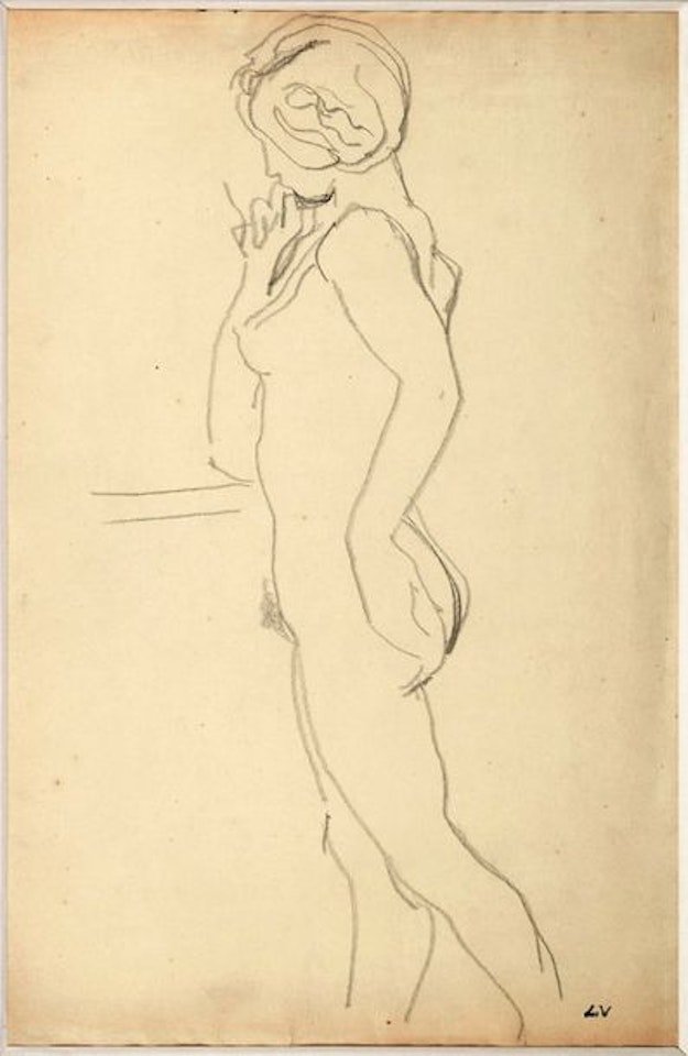 Young girl standing by Louis Valtat
