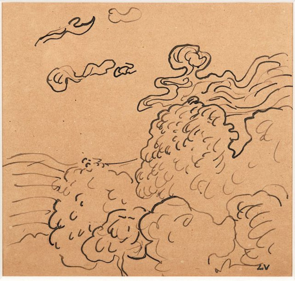 Trees and clouds by Louis Valtat