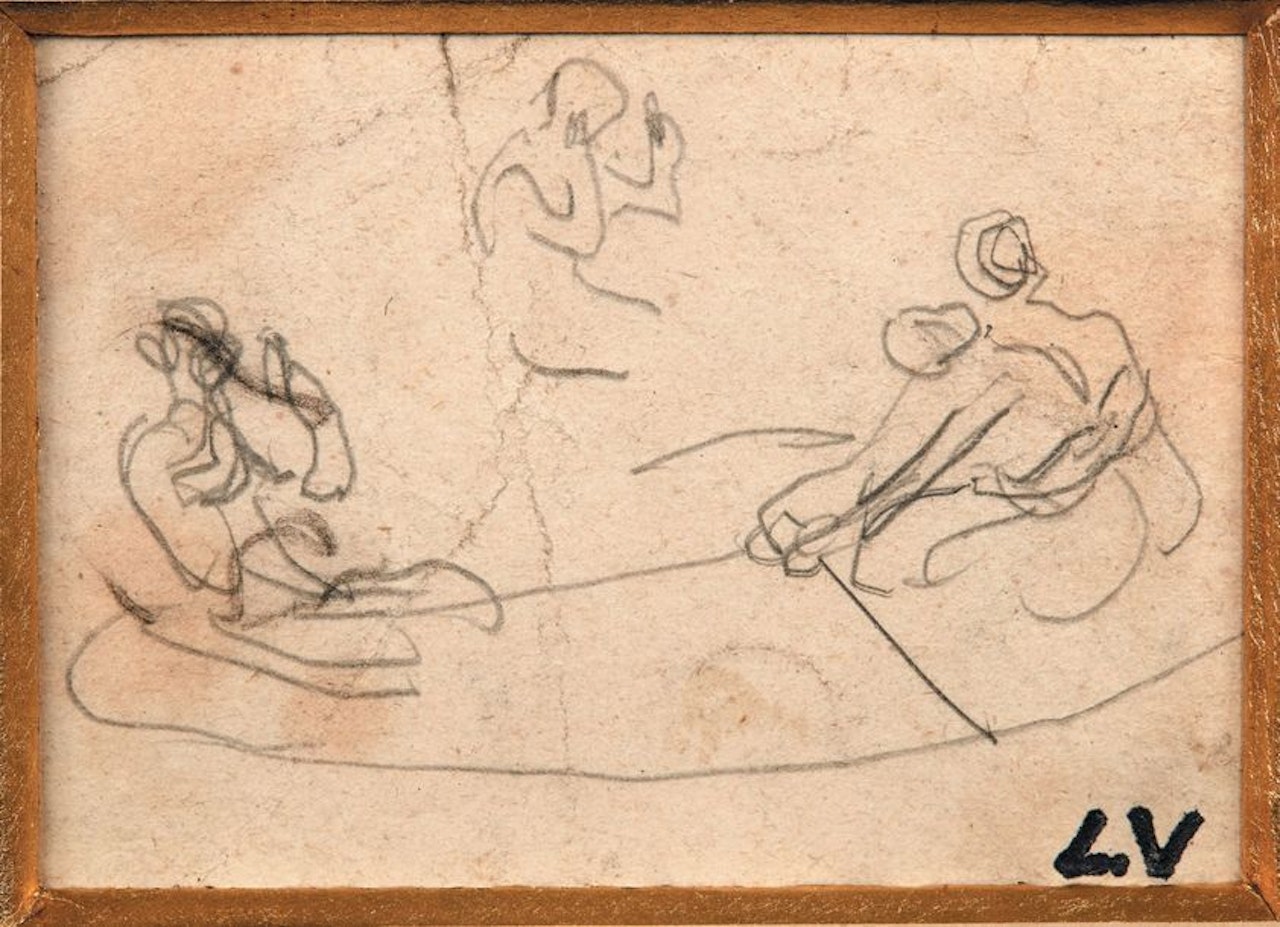 Character on a boat by Louis Valtat