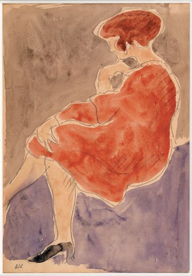 Woman sitting by Louis Valtat