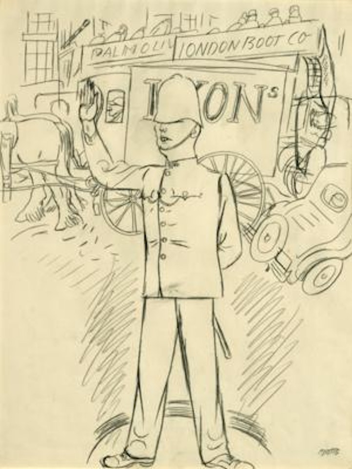 Untitled (Palmolin, London Boot Co.) by George Grosz