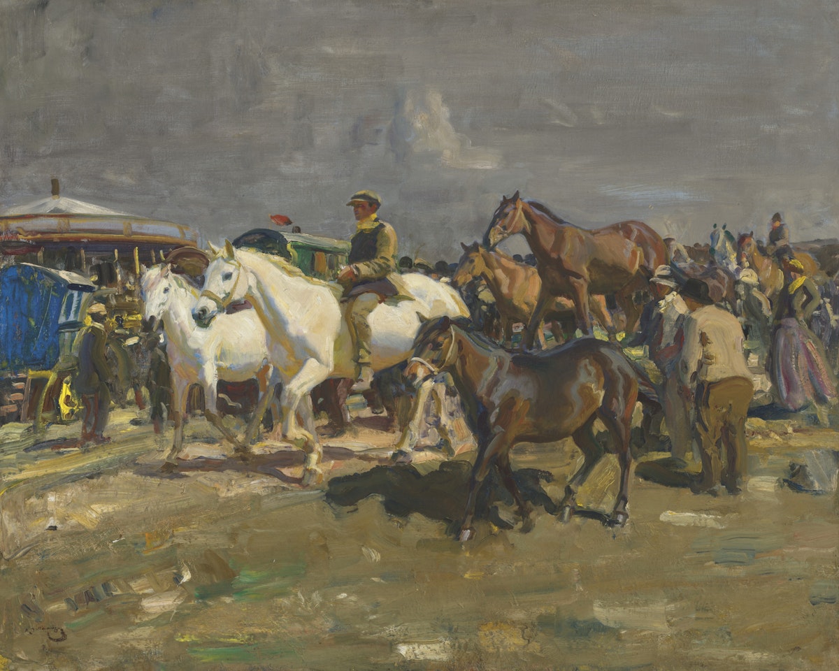 The Coming Storm by Alfred James Munnings