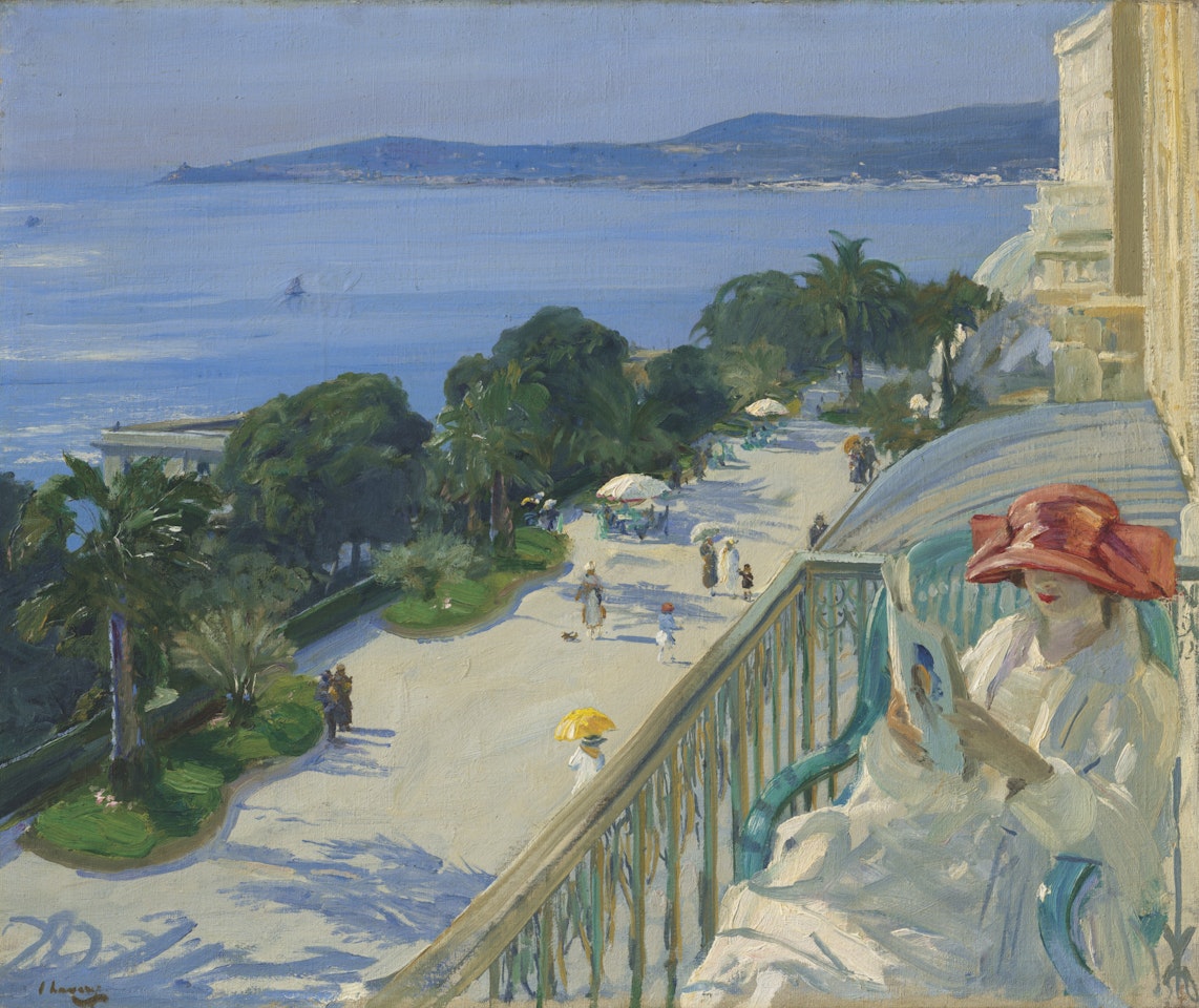 The Terrace, Cap d'Ail by John Lavery