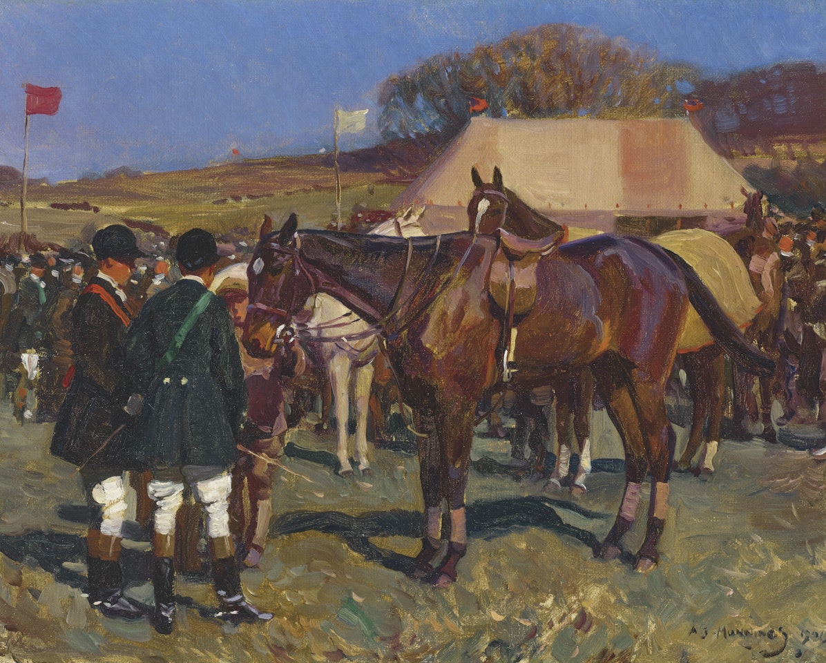 Point-to-Point by Alfred James Munnings