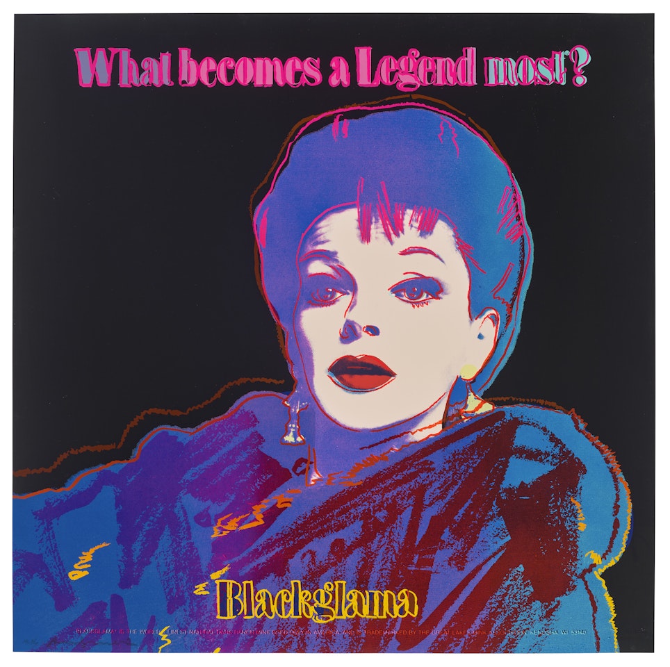 Blackglama (Judy Garland), from: Ads by Andy Warhol