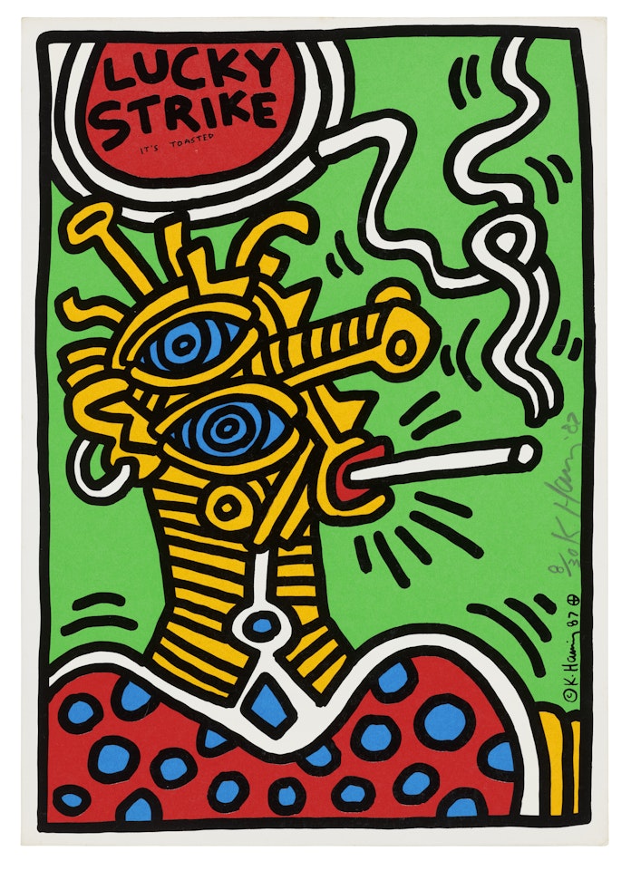 One print, from: Lucky Strike by Keith Haring