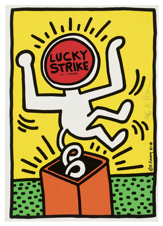 One print, from: Lucky Strike by Keith Haring