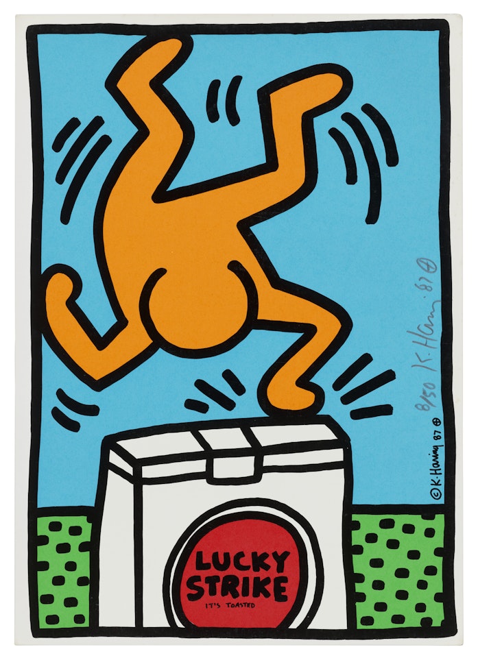 One print, from: Lucky Strike by Keith Haring