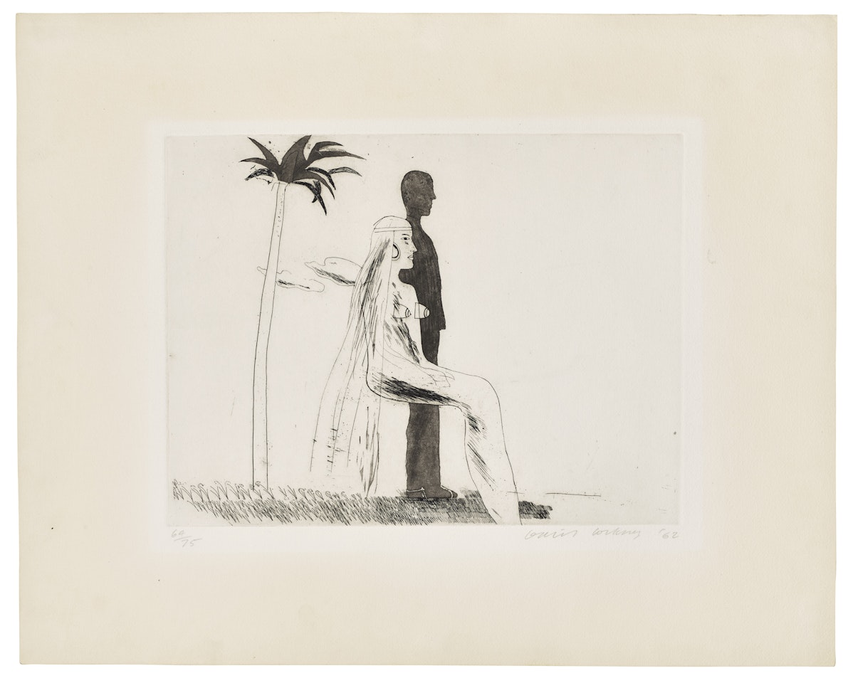 The Marriage by David Hockney