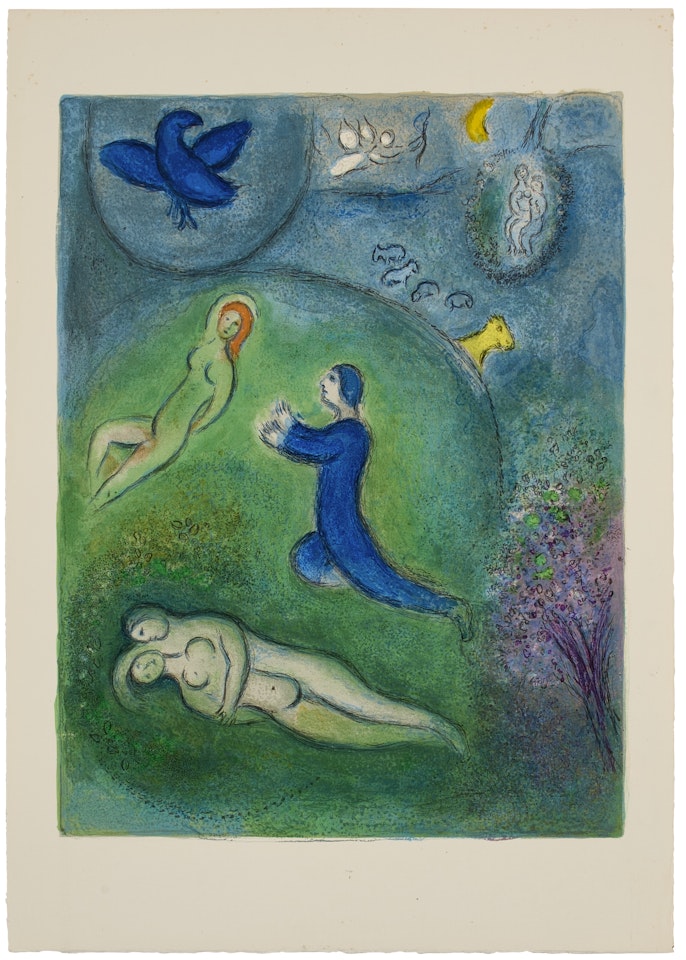 Daphnis et Lycénion, from: Daphnis et Chloé by Marc Chagall