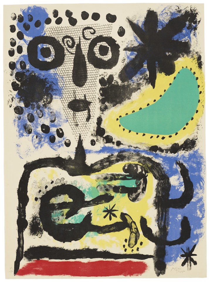 Personnage nuageux by Joan Miró