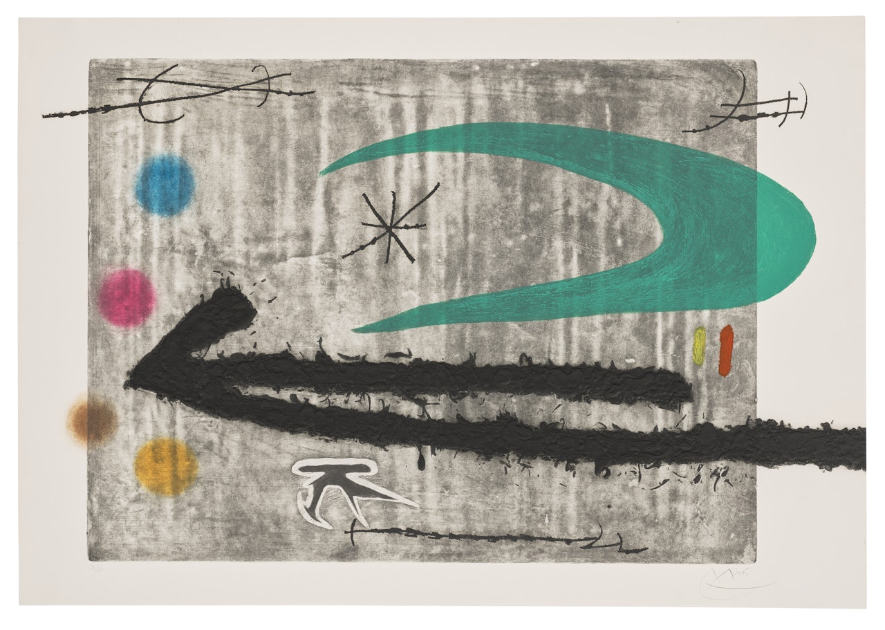 Vers la gauche by Joan Miró