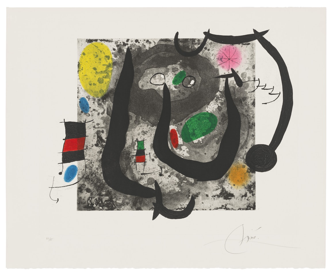 Les armes du sommeil by Joan Miró