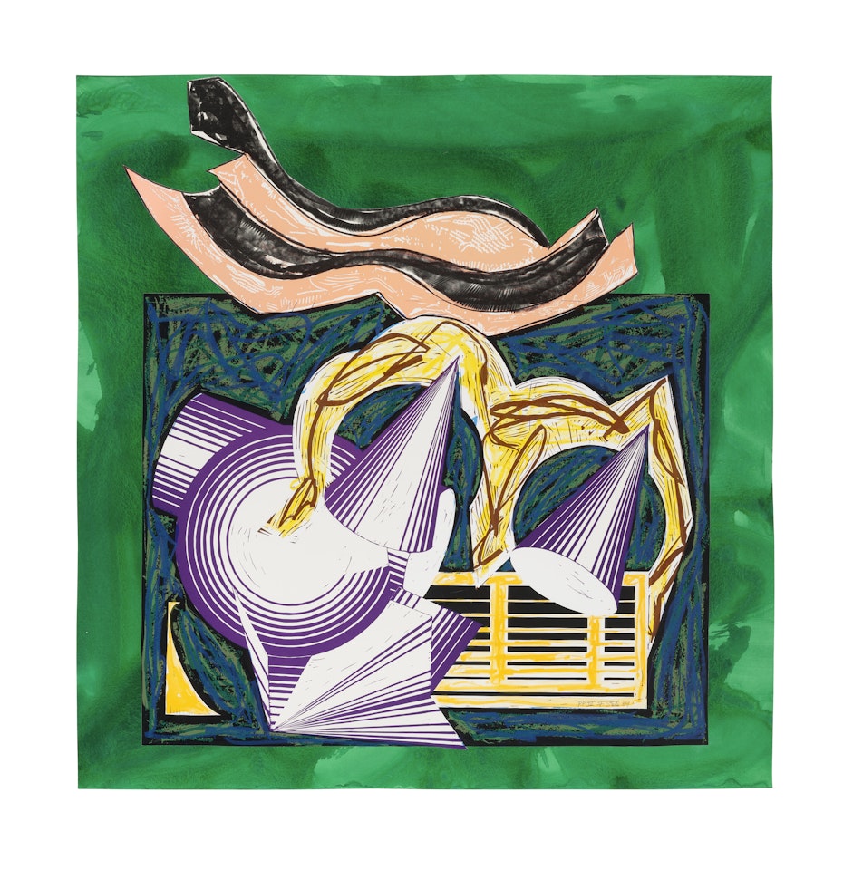 One Small Goat Papa Bought for Two Zuzim, from: Illustrations After El Lissitzky"s Had Gadya by Frank Stella