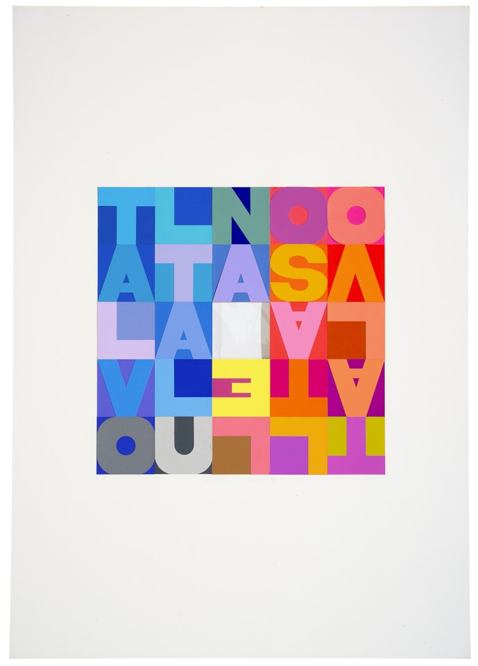 Talvolta sole talvolta luna by Alighiero Boetti
