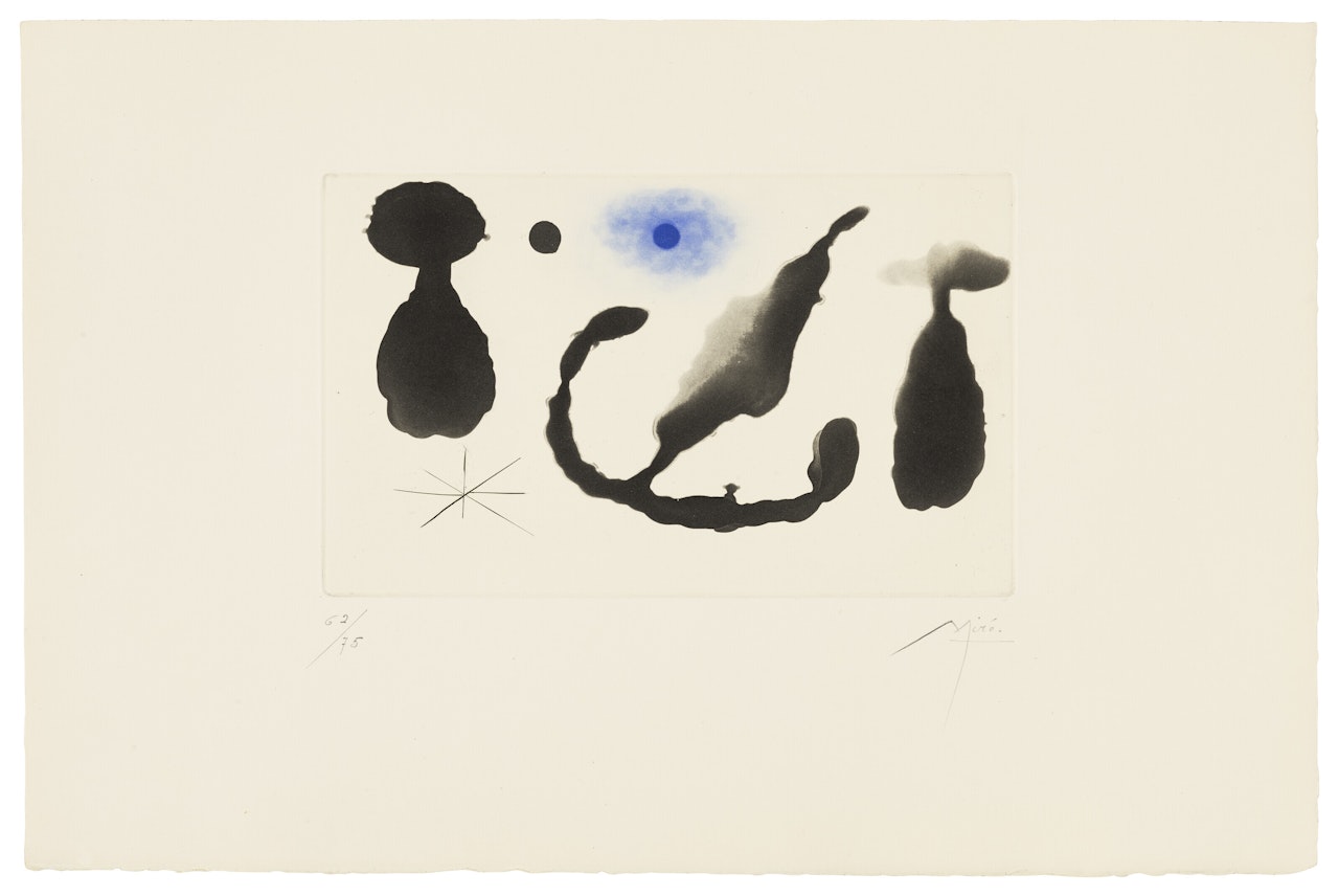 Saint James Park au crépuscule by Joan Miró