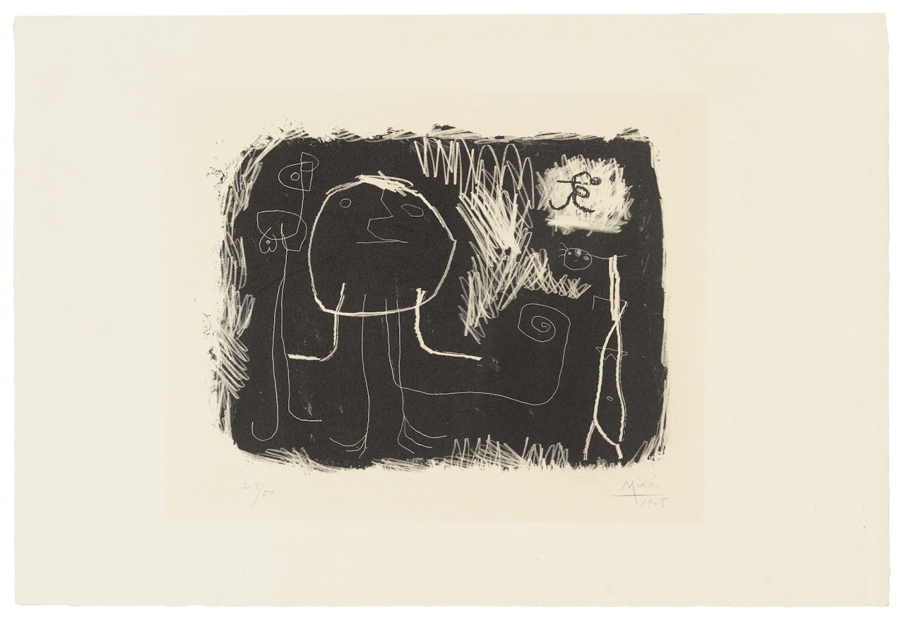 Personnage dans le Soleil by Joan Miró