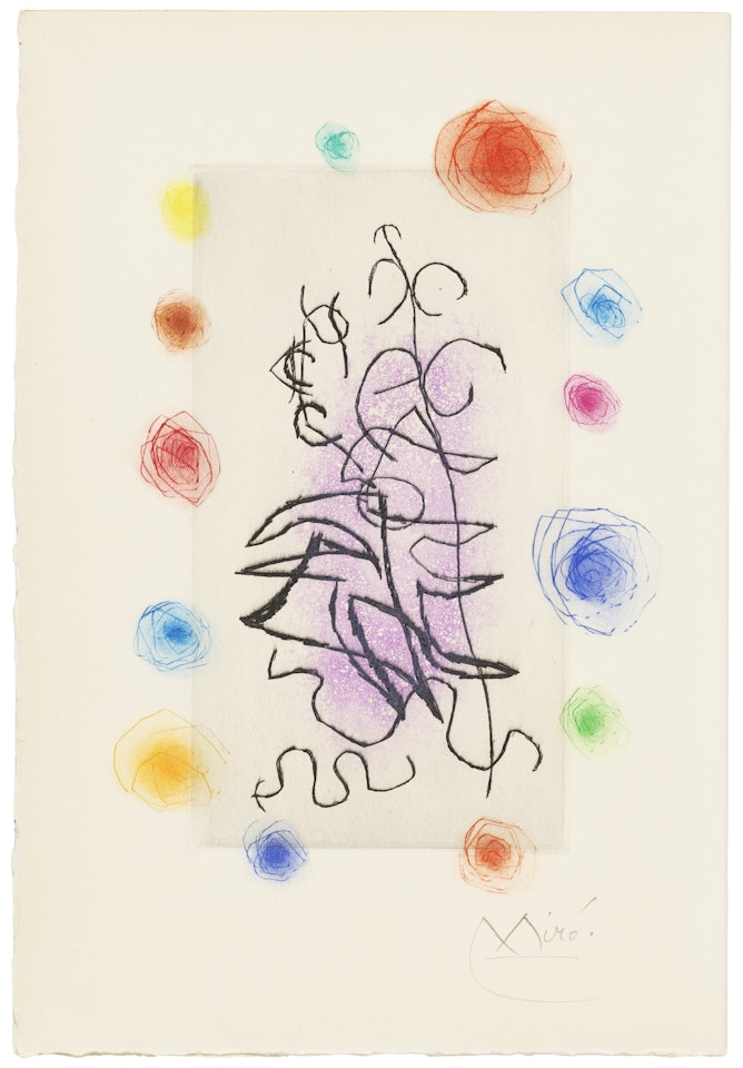Maryse Lafont, Obscur Laurier by Joan Miró