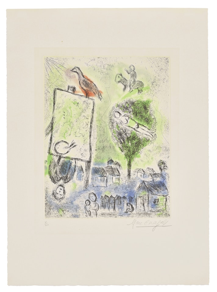 Inspiration, from: Songes by Marc Chagall