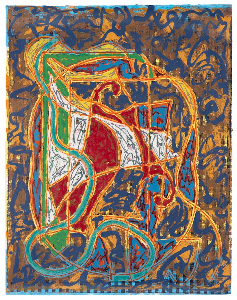 Imola Three IV (from Circuits) by Frank Stella